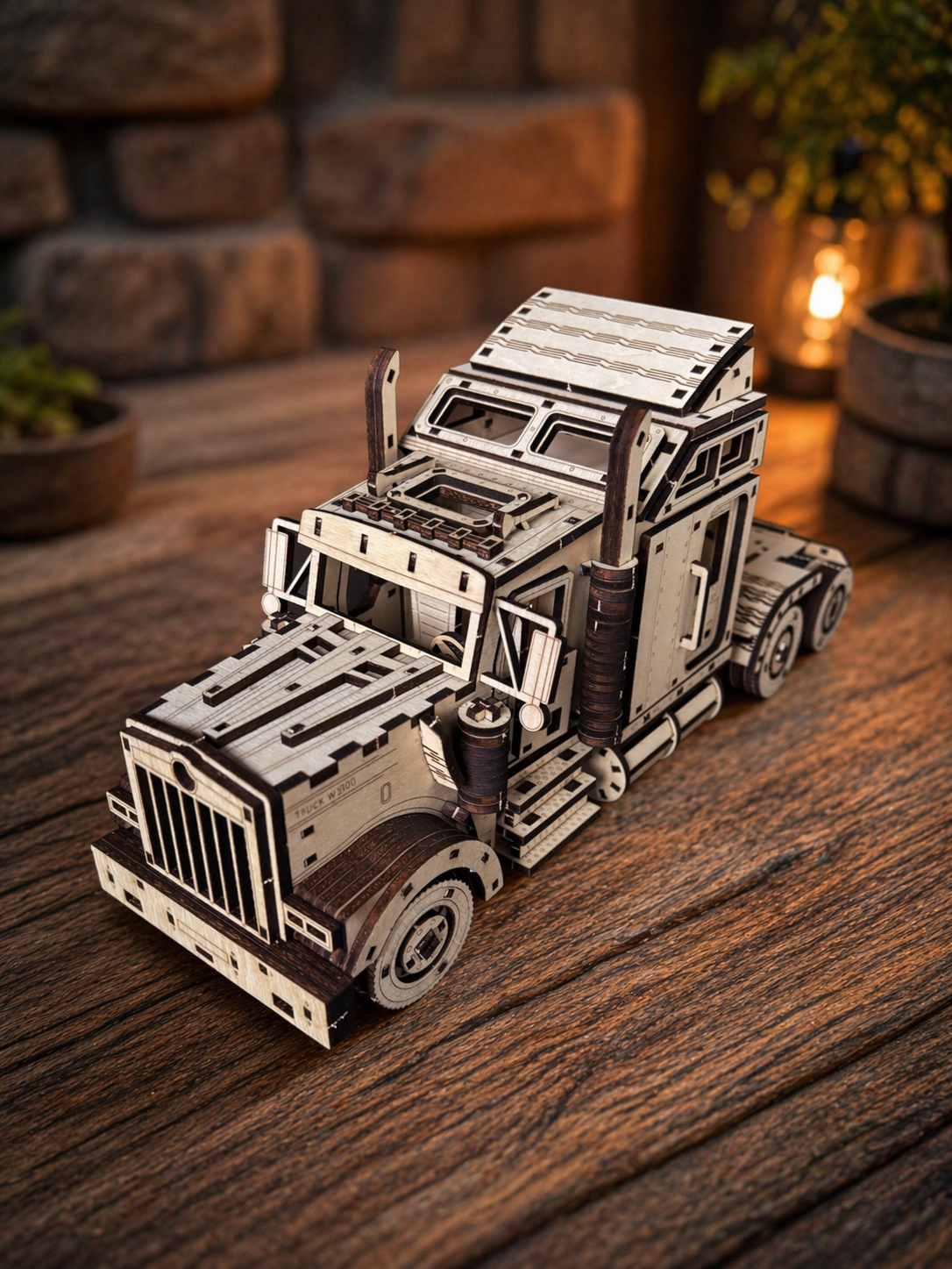 Camion  3D Bois